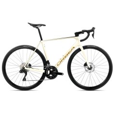 Orbea Bici da Corsa Carbonio 105 Di2 - ORCA M30i - 2025 - Ivory White-Burgundy (gloss) - Vulcano (matt)