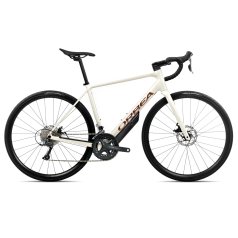 Orbea Bicicletta da Corsa AVANT H60 - 2025 - Ivory White - Titan Bronze (gloss)