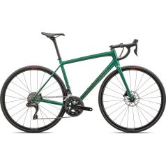 Specialized Bici da Corsa Carbonio - AETHOS COMP - Shimano 105 Di2 - 2024 - gloss metallic pine green / smoke